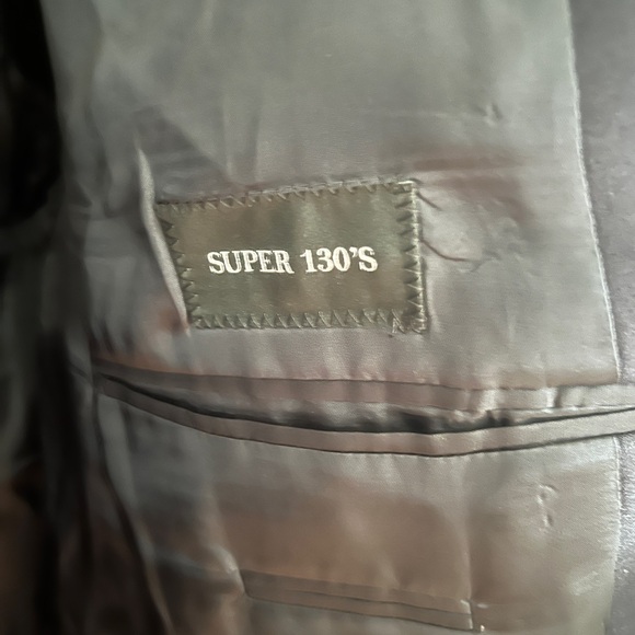 New NWOT Men’s Emporio Armani G-Line Two-Button Slim-Fit Blazer Sz 54 Dark Navy - Picture 7 of 8